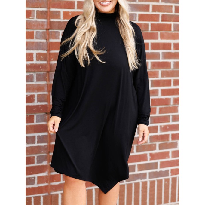 Black loose fitting dress