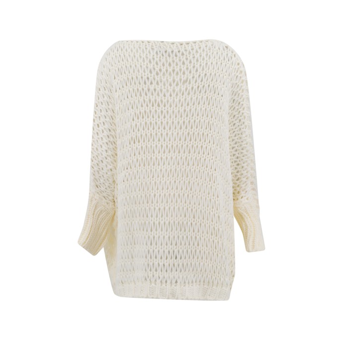 Knit crew neck sweater