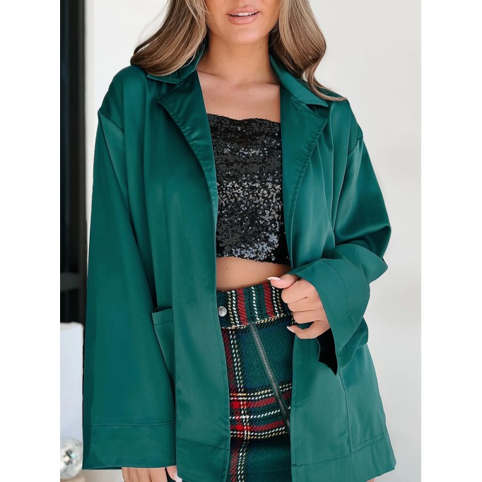 Green suit jacket