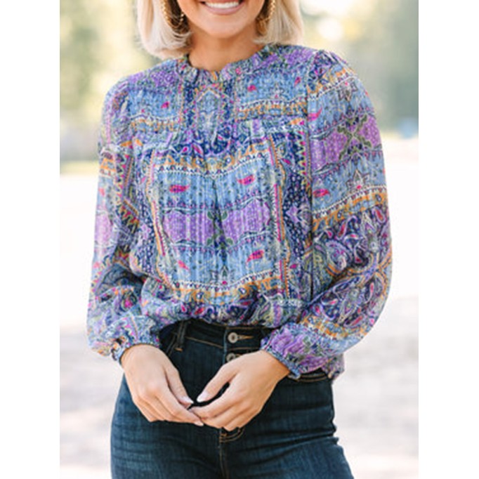 Lavender long sleeve shirt