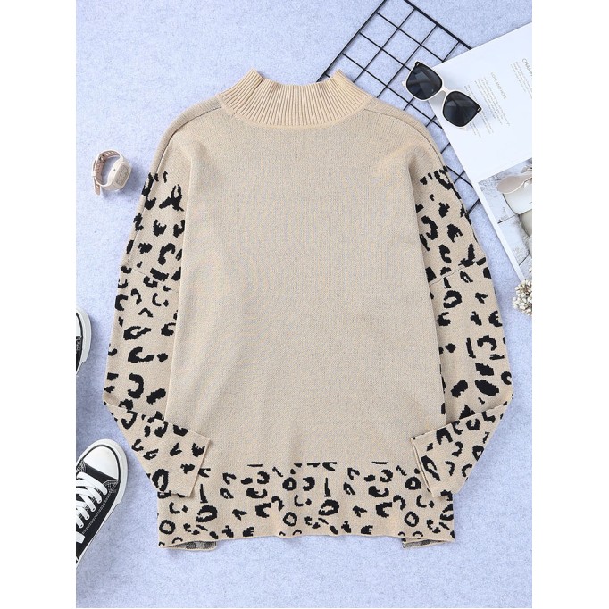 Orange Ribbed Corded Oversized Sweatshirt