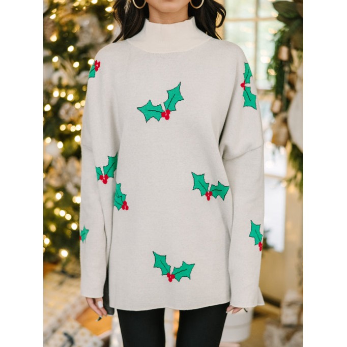 White Holly Sweater