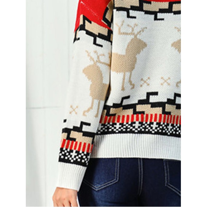 Reindeer Round Neck Sweater