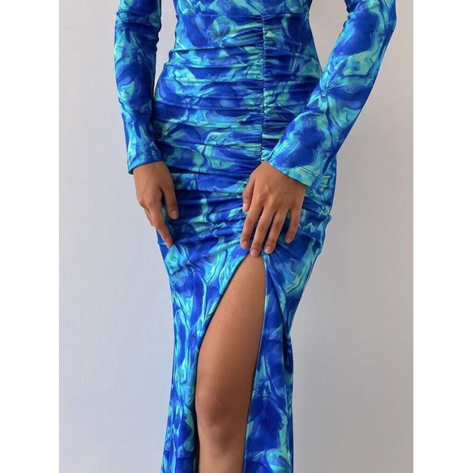 Women Casual Elegant Print Dress