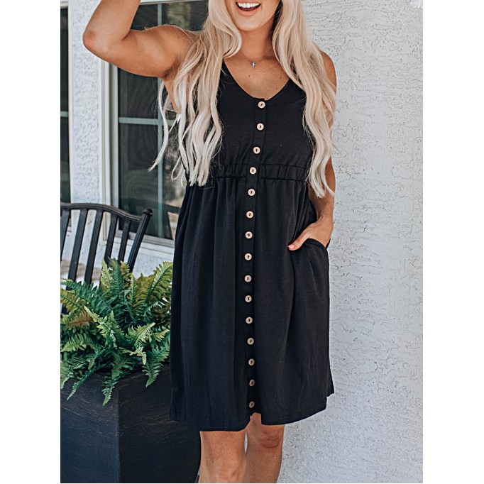 Women Casual Elegant Tank Top Dress