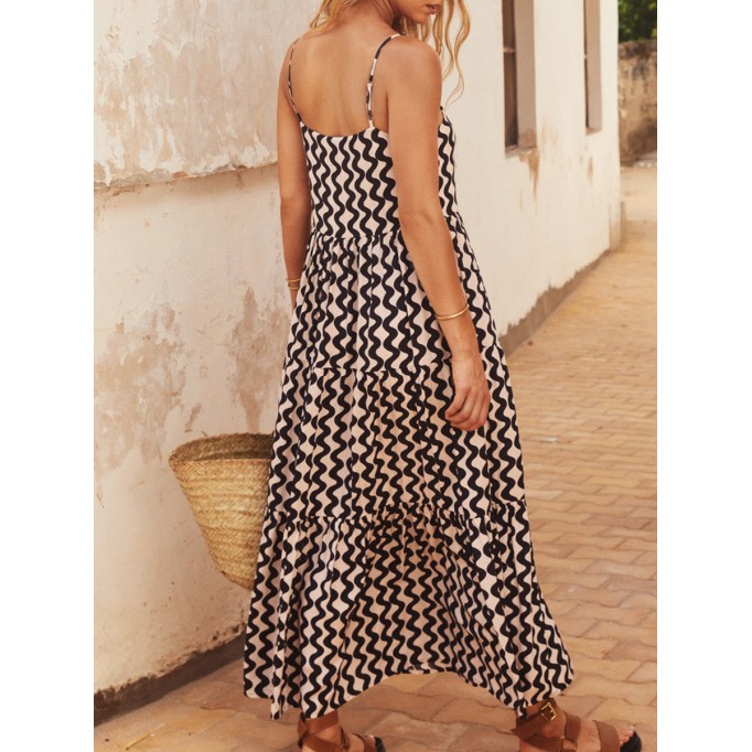 Women's blue holiday dress