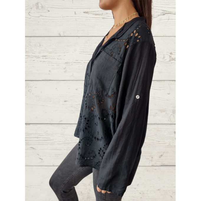 Women's Casual Elegant Lace Top Shirts