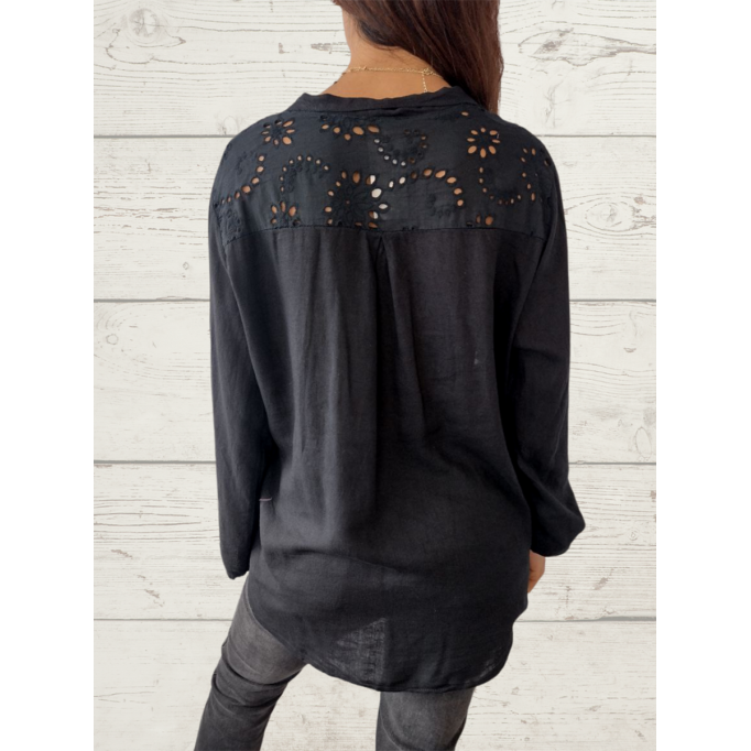 Women's Casual Elegant Lace Top Shirts