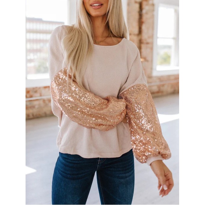 Women's Casual Elegant Top Long Sleeves T-Shirts
