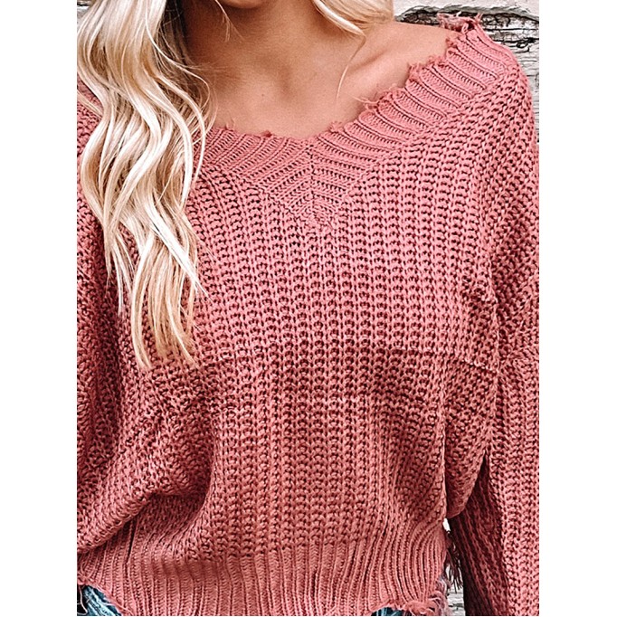 Women's Casual Knitted Sweater Top Coat