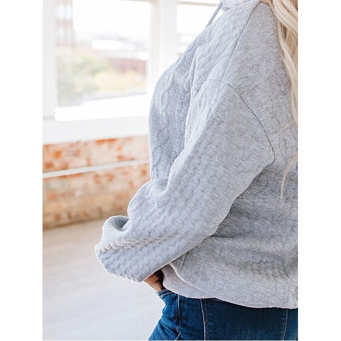 Women's Elegant Casual Long Sleeve Knitted Tops Sweatshirts