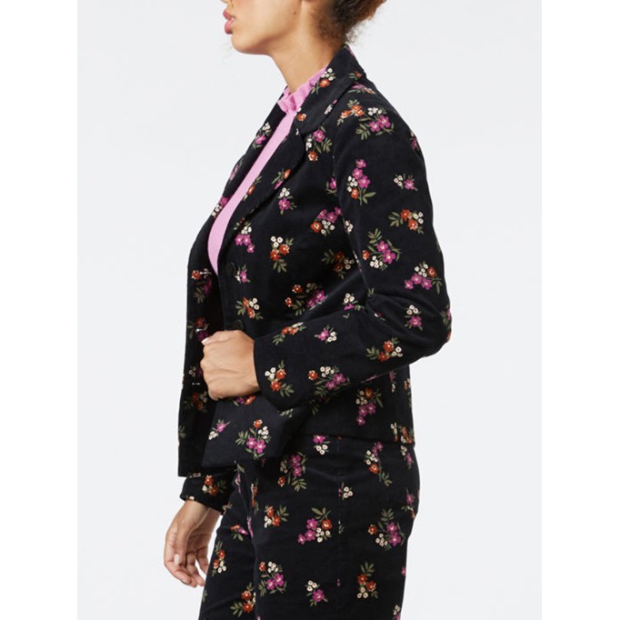Women's floral casual jacket