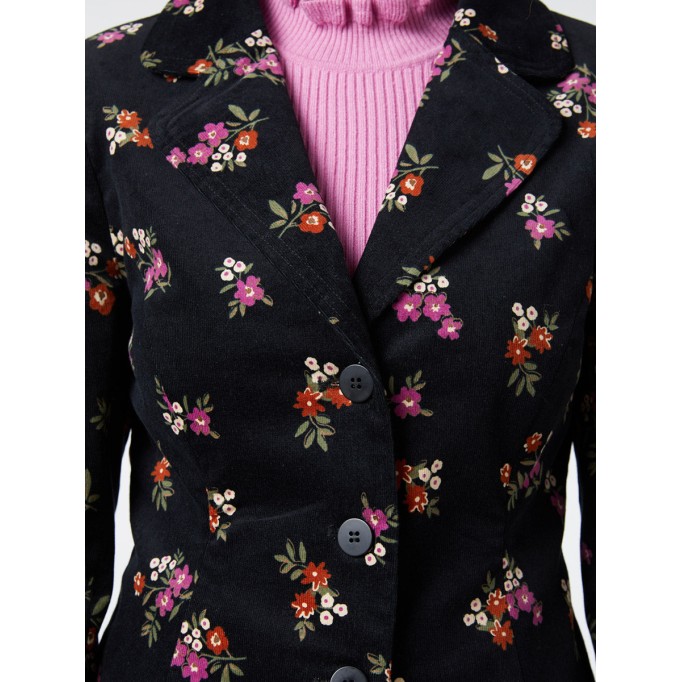 Women's floral casual jacket