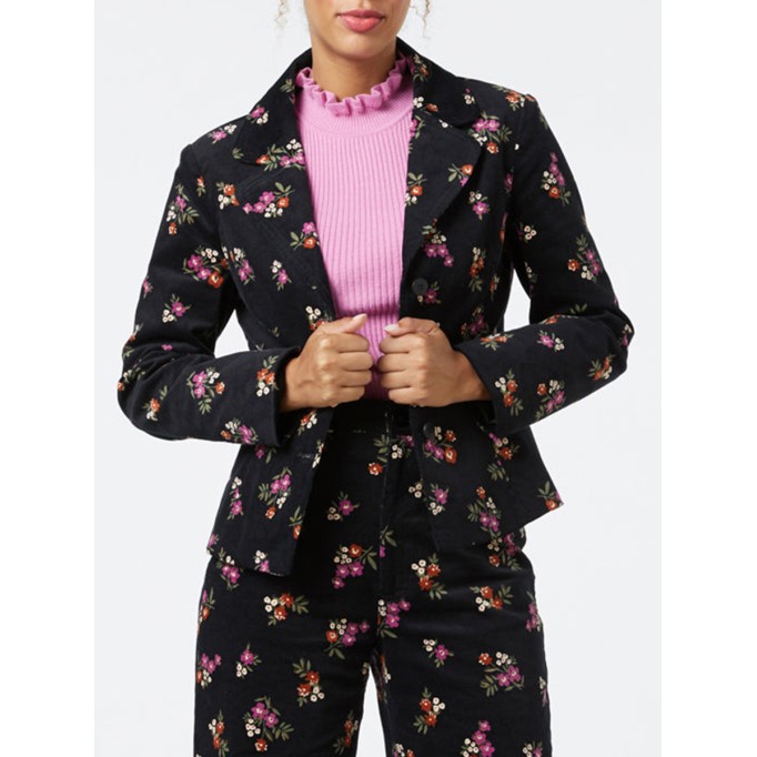 Women's floral casual jacket