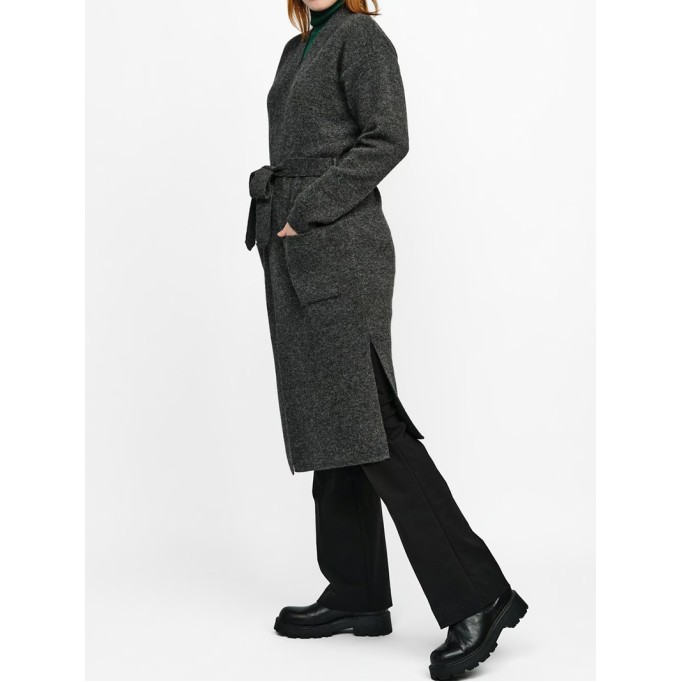 Women's grey elegant knitted sweater