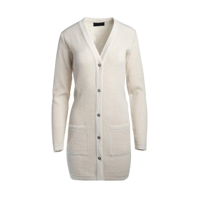Women's khaki elegant knitted sweater
