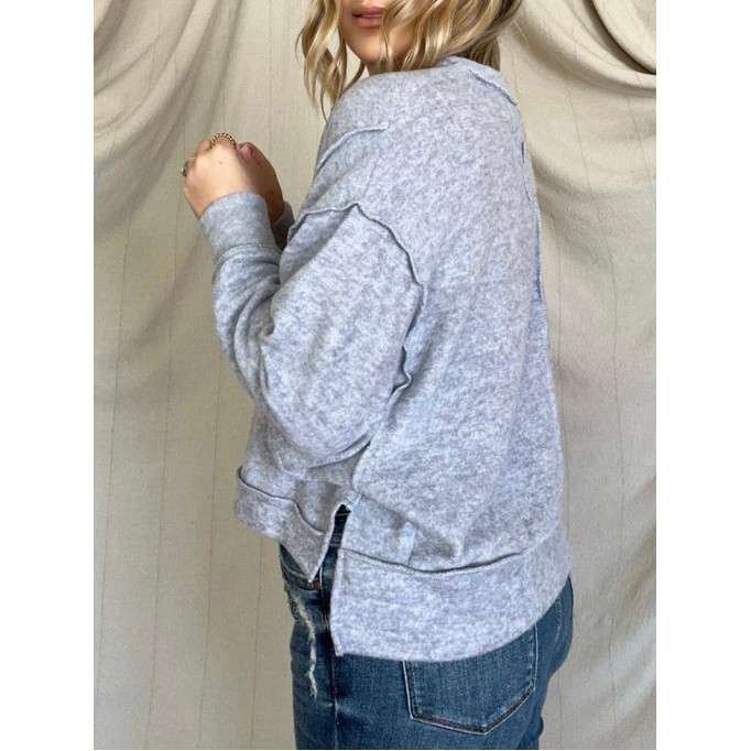 Women's simple solid color sweater