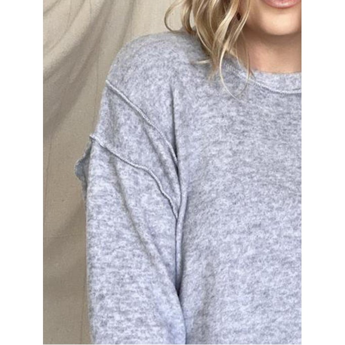 Women's simple solid color sweater