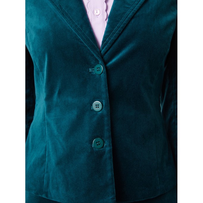 Women's velvet blazer